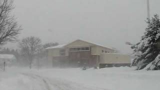 Second Blizzard in Baltimore - Clarks Lane near Fallstaff