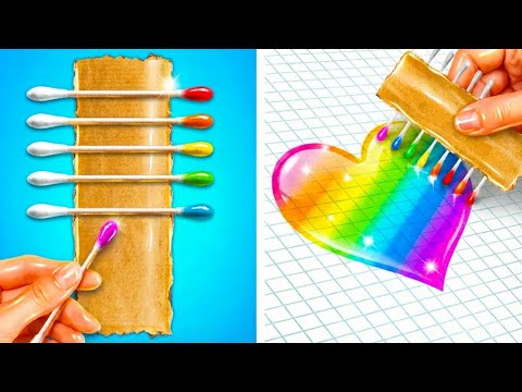 FROM BORING TO BRIGHT! ✨🎨 Easy DIY School Supplies for Geniuses by 123 GO! Galaxy