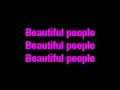 Beautiful People ~ Chris Brown Ft. Benny Benassi ...