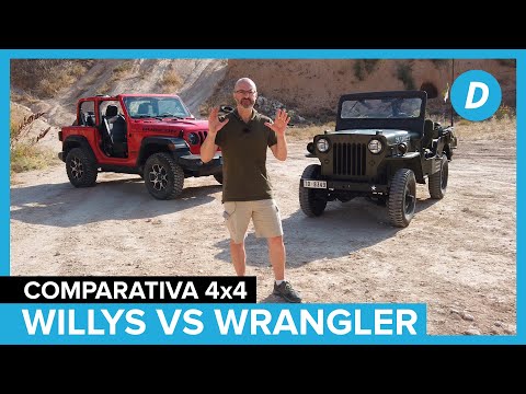 4×4 Test: Jeep Willys Overland 1954 vs Jeep Wrangler Rubicon 2021 | Review | Diariomotor