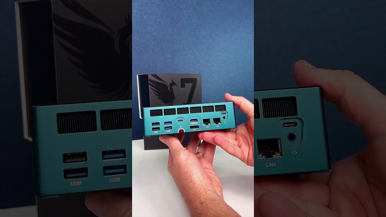 Esse é o Mini PC de alto desempenho Beelink GTR7. Ele vem equipado com um Ryzen 7 7840HS! 😎 #shorts