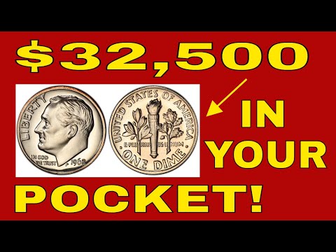 5 ROOSEVELT DIMES WORTH MONEY IN YOUR CHANGE! VALUABLE DIMES TO LOOK FOR!