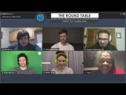 THE ROUND TABLE Jacob Williams from Nick Cannon Presents Wild N Out and Maddy Smith 3 29 2021   09 M