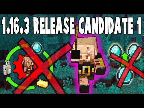 Minecraft 1.16.3 Review | DUPE Fix and Smarter Piglins! Video