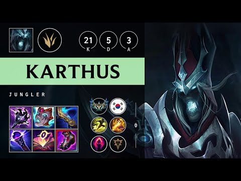 Karthus Jungle vs Kayn - KR Challenger Patch 25.05
