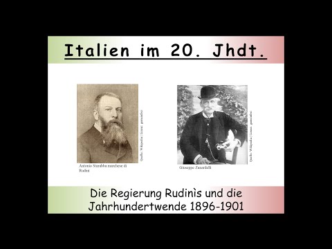 Geschichte Italiens: Italien um 1900