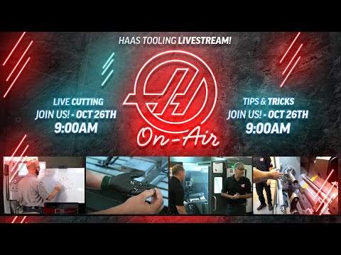 Haas Tooling Live - Cutting Demos & Milling Insert Selection with John Nelson