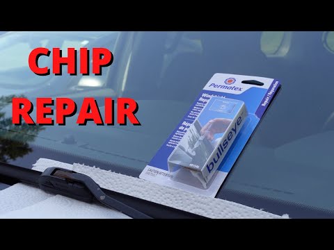 Wind Shield Crack Repair - Permatex Bullseye