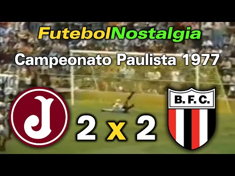 Juventus 2 x 2 Botafogo-SP - 10-04-1977 ( Campeonato Paulista )