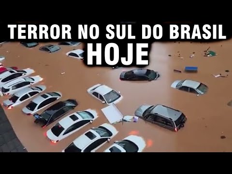 TERROR NO SUL DO BRASIL HOJE! AS PESSOAS FORAM LEVADAS PELAS ÁGUAS - ESTADO INTEIRO DE BAIXO D'ÁGUA