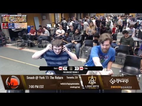 Smash at York 11 - Poke (Luigi) vs Burst (Yoshi) - SSB4 WR3