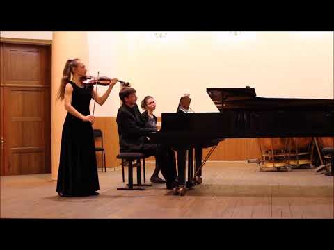 Jean Sibelius, Novelette, op. 102. Inna Smirnova - violin, Stanislav Kalinin - piano