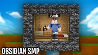 Trapping a Newbie Members on the Obsidians SMP