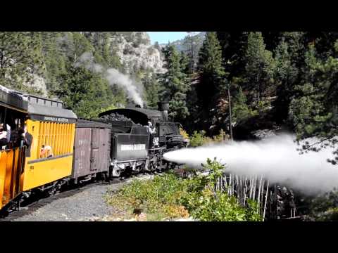 2012 09 29 D&SNGRR Eng 482 Shooting Off Its Steam Jets