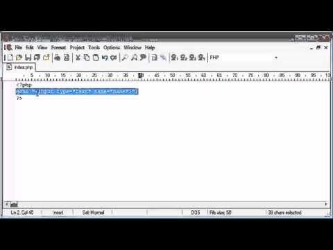 Beginner Php Tutorial 11 Output Html Using Echoprint