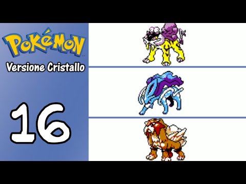 Catturo i Leggendari Suicune, Entei e Raikou. Pokémon Cristallo. Parte 16