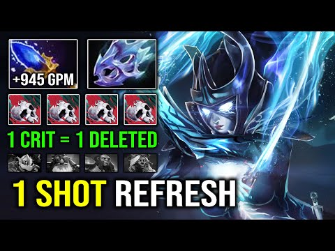 UNLIMITED SKILL REFRESH 1 Shot Crit PA 100% Full Aghanim Effect Rampage Dota 2