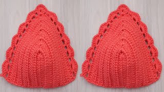 Como Tejer Copas Para Bikini a Crochet paso a paso