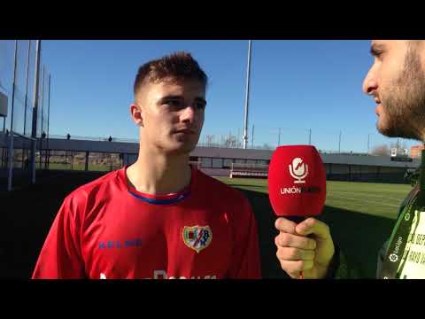 Dani Merino tras el Rayo B 3-0 CD San Fernando