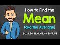 Finding the Mean (Average) | Math with Mr. J