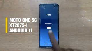 Motorola One 5G UW FRP Bypass Android 11 || Moto XT2075-1 Google bypass Without PC