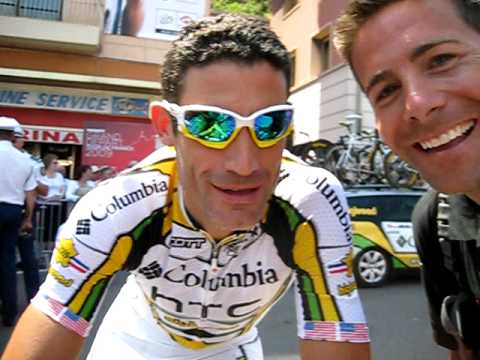 Ventura and Hincapie before stage one