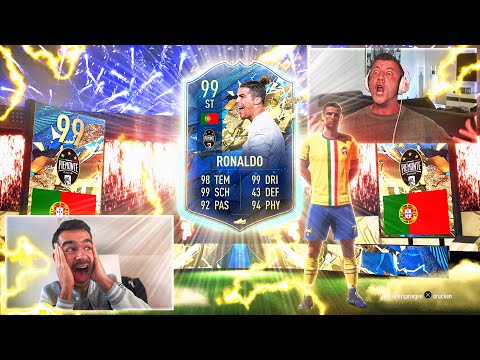 OMGGG!!! 99 CRISTIANO RONALDO TOTS in FUT Champions Rewards 😱🔥