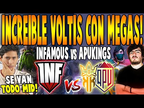 INFAMOUS vs APUKING [BO3] - Increíble VOLTIS con MEGACREEPS! - DPC SA TOUR 2 SPRING 2022 DOTA 2