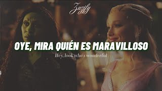 Ariana Grande, Cynthia Erivo &amp; Jeff Goldblum - Wonderful (from “Wicked”) | español + lyrics