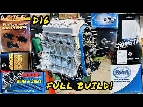 BUILDING A SINGLE CAM FOR ALL THE BOOST! FULL BUILD #honda #d16 #build #diy #boost #new #fresh