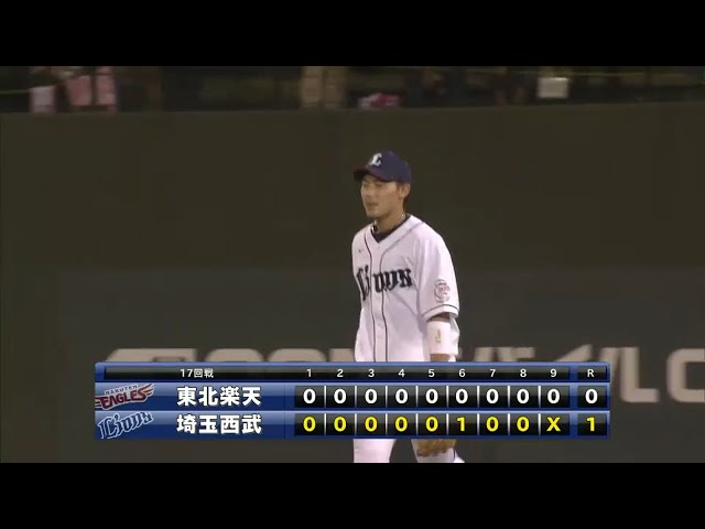 【9回表】ライオンズ・熊代の勝利を決めたファインプレー!! 2015/8/18 L-E