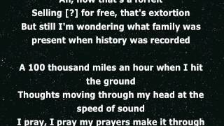 B.o.B - Paper Route Lyrics On Screen