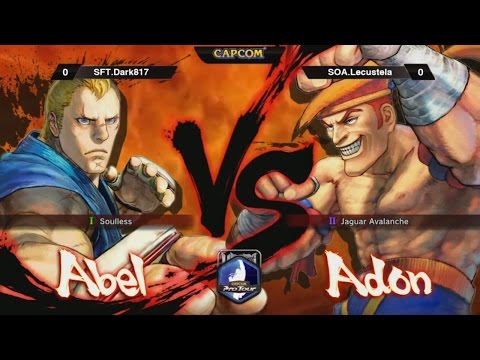 USF4 - SFT.Dark817 (Abel) Vs SOA.Lecustela (Adon) - CAPCOM Pro Tour 2014 - Losers Finals