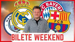 Biletele weekendului | City, Real, Barcelona – mergem all-in? Faci Pariu #448