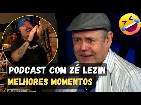 Zé Lezin contando várias piadas no podcast 😂 - Melhores momentos do Ticaracaticast