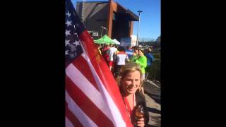 preview picture of video 'Running Across Finish Line at 2015 Tuscaloosa Half Marathon'