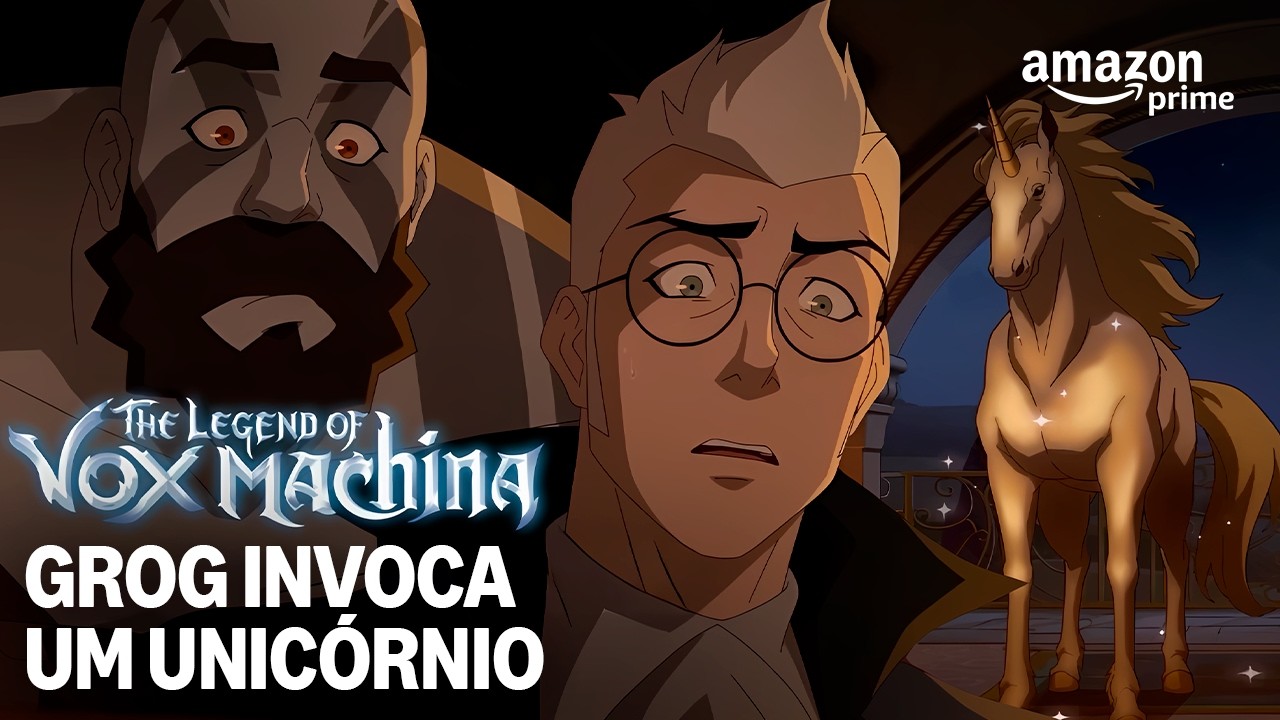 Grog e Percy brincam com o Baralho das Possibilidades Infinitas | A Lenda de Vox Machina Temporada 4
