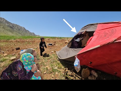 “Lonely mother in mountain storm 😱 | Miraculous rescue of child from 160 km/h winds 🌪️”