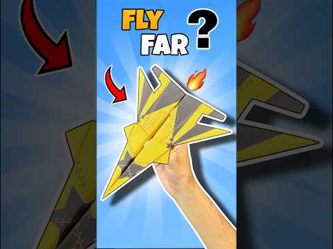 How to Make a Paper Plane That Fly Far ✈️| Paper airplane  #shorts