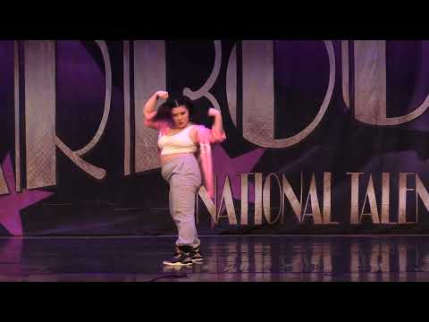Uchika Inoue Hiphop solo “Idle Girl” at Starbound National Dance Competition