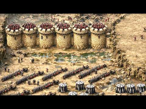Mountain Pass Last Stand (Very Hard) - Stronghold Crusader Definitive Edition