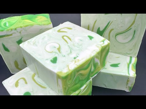 Making and Cutting Margarita Lime Cold Process Soap