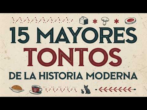 15 Great IDIOTS Who Shaped Modern History By COMPLETE