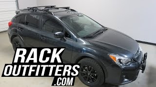 Subaru XV Crosstrek with Rhino-Rack Vortex SX Roof Rack Crossbars