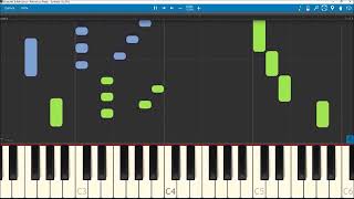 187 Strassenbande - Millionär, Palmen aus Plastik, Lächeln - PIANO TUTORIAL (SYNTHESIA) - EASY