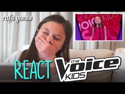 REAGINDO A MINHA PRIMEIRA AUDIÇÃO NO THE VOICE KIDS | RAFA GOMES