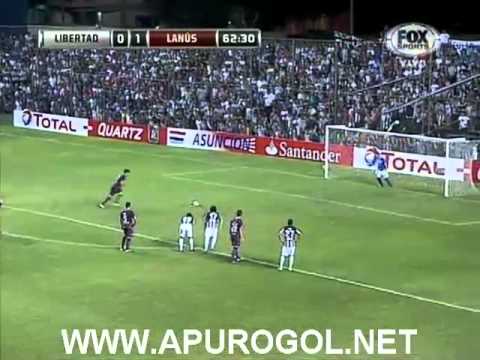 Libertad vs Lanús (1-2) Copa Sudamericana 2013 - Semifinal IDA