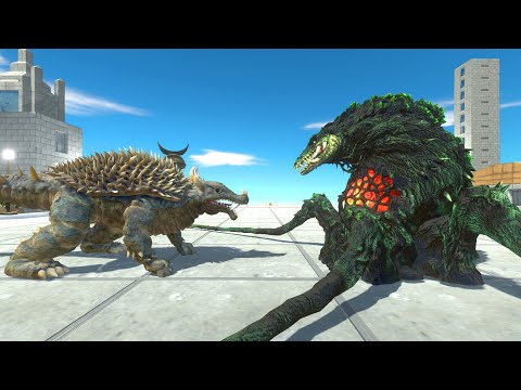 How many Anguirus can beat Biollante ? - Animal Revolt Battle Simulator