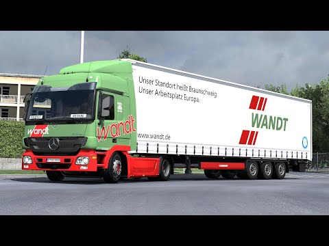 ETS2 1.36 Open Beta Mercedes Actros MPIII Stuttgart - Limoges