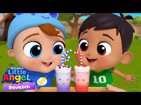 Hoch und tief | Kinderlieder mit Klein Joni | Little Angel Deutsch